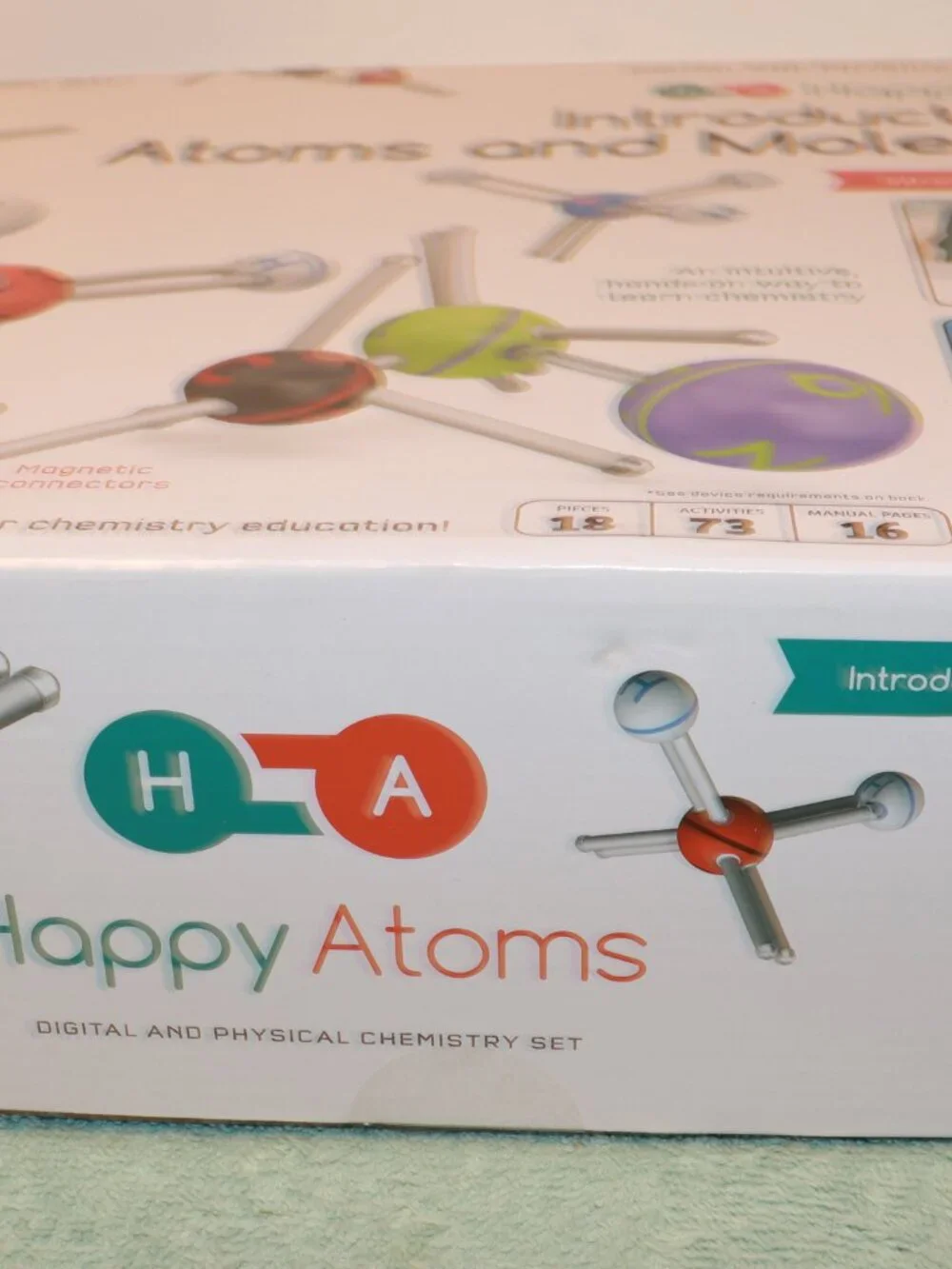 Happy Atoms Intro to Atoms & Molecules 17 Atoms set Experiment Kit homeschool
